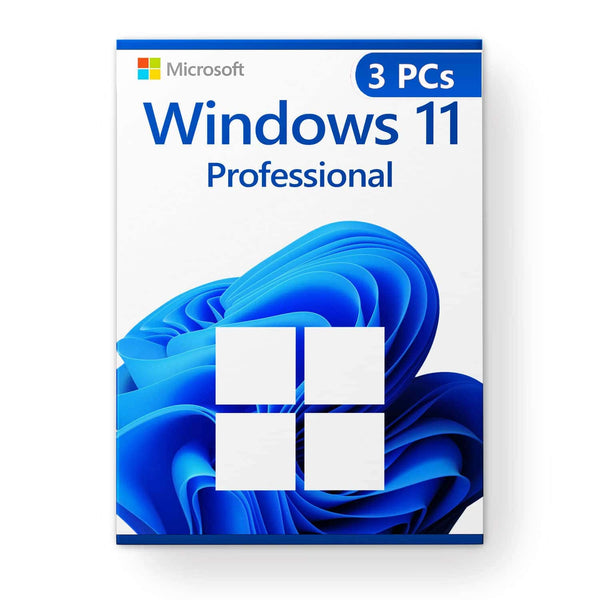 Microsoft Windows 11 Professional License Key for 3 PCs (Digital Delivery)