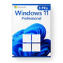 Microsoft Windows 11 Professional License Key for 3 PCs (Digital Delivery)
